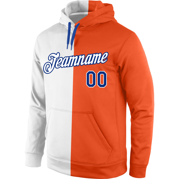 Cheap Custom Stitched Orange Aqua-White Sports Pullover Sweatshirt Hoodie  Free Shipping – CustomJerseysPro