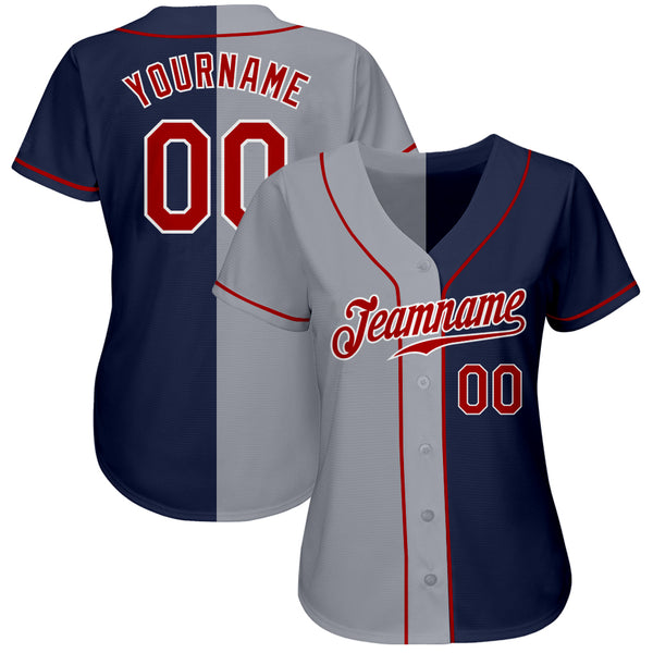 Cheap Custom Red White-Black Authentic Two Tone Baseball Jersey Free  Shipping – CustomJerseysPro