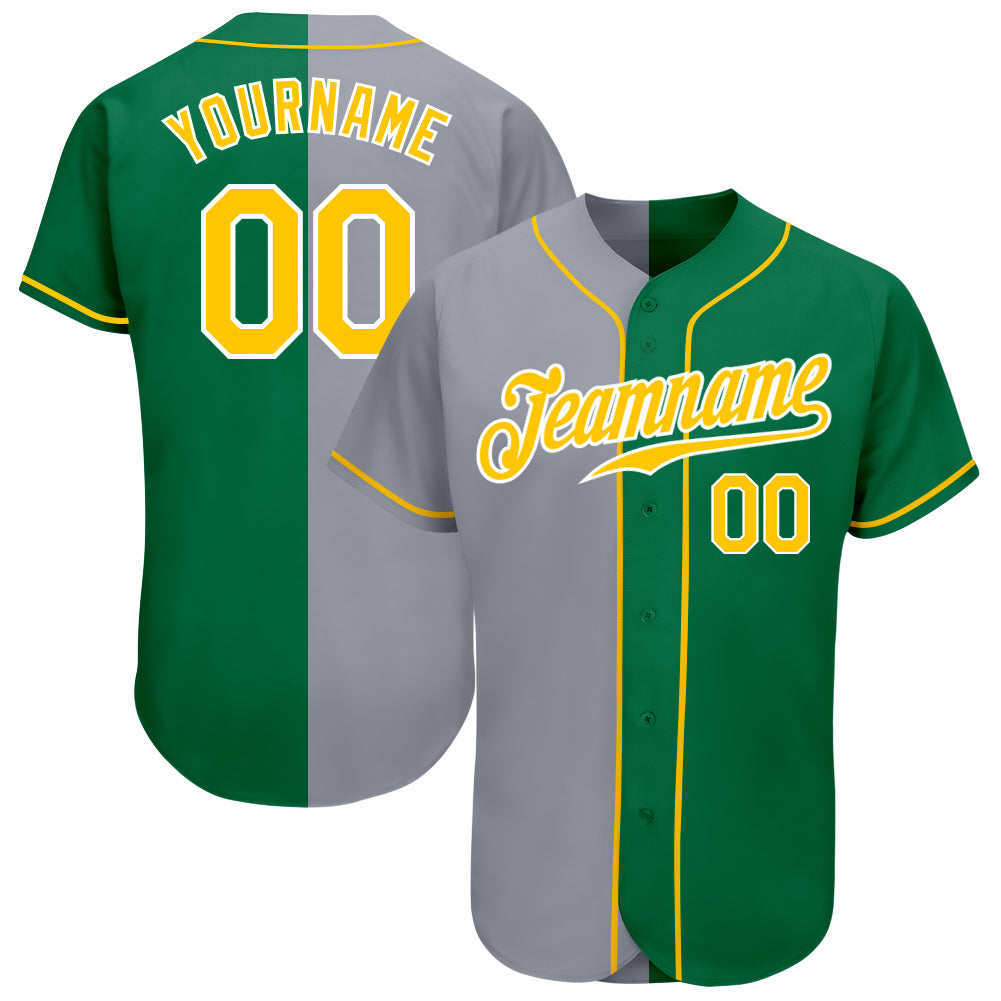 Cheap Custom Women's Green White-Gold V-Neck Cropped Baseball Jersey Free  Shipping – CustomJerseysPro