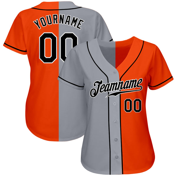 Cheap Custom Black Black-Orange Authentic Sleeveless Baseball Jersey Free  Shipping – CustomJerseysPro
