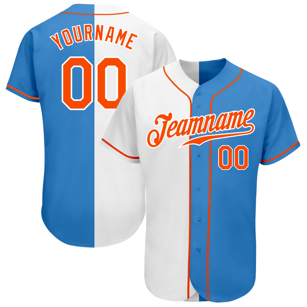 Custom Royal Orange-White Authentic Baseball Jersey – CustomJerseysPro