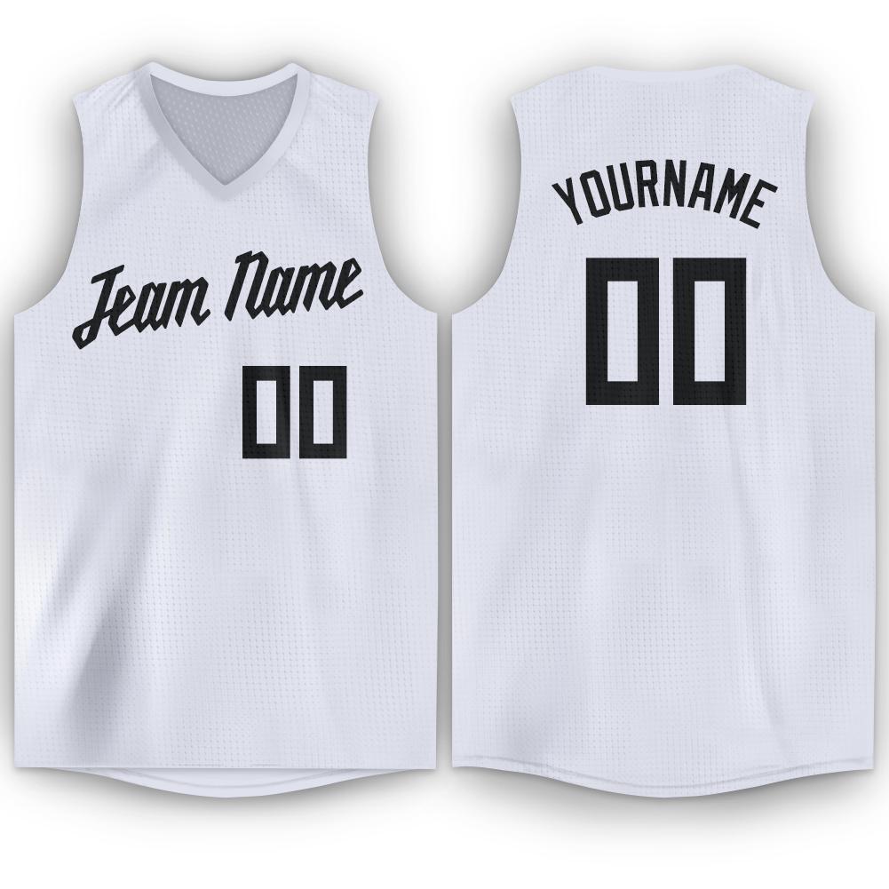 Custom Light Blue White V-Neck Basketball Jersey , Choose Your Own