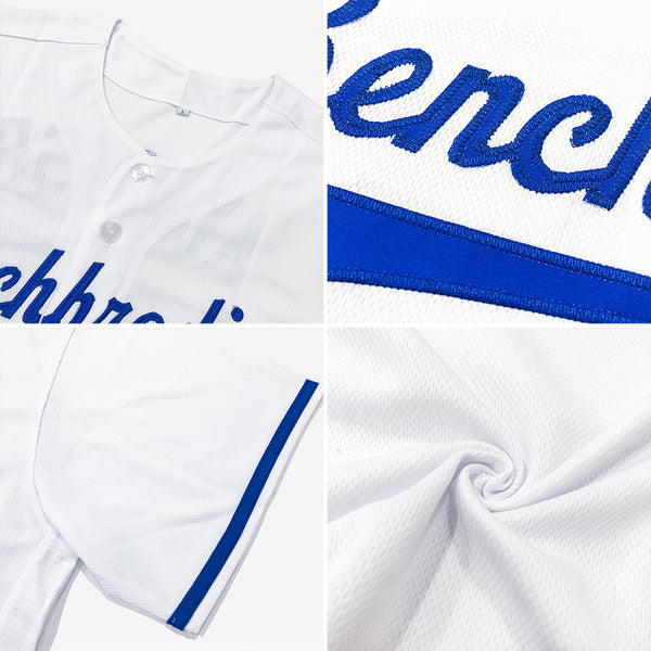 Sale Build Red Baseball Authentic White Jersey Royal – CustomJerseysPro