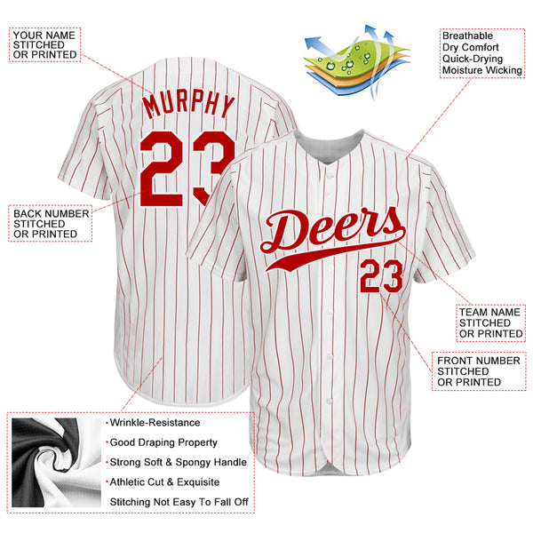 Sale Build Navy Baseball Authentic Cream Throwback Shirt Red –  CustomJerseysPro