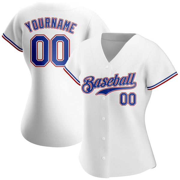 Sale Build Red Baseball Authentic White Jersey Royal