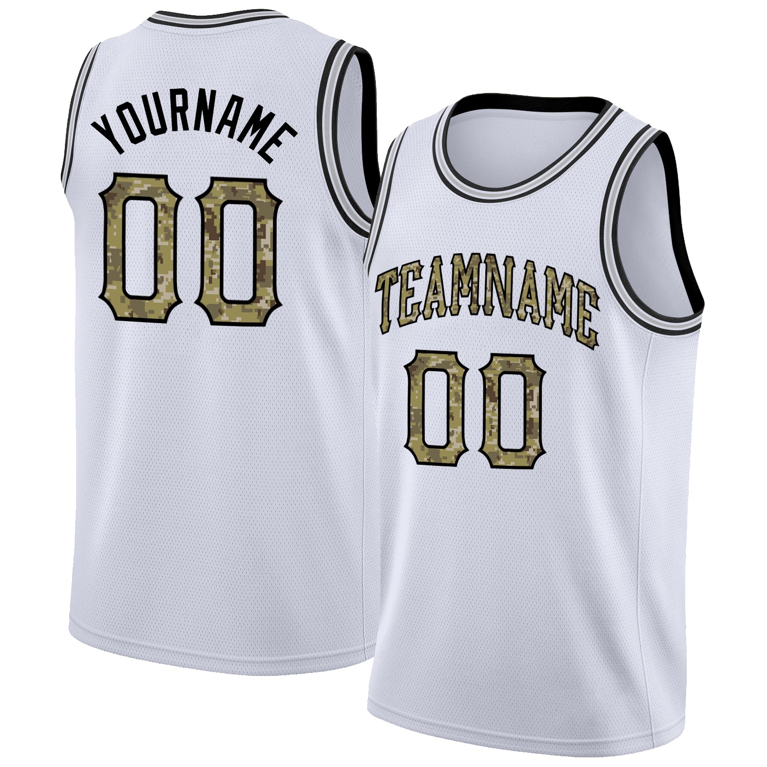 Custom White Black Round Neck Basketball Jersey – CustomJerseysPro