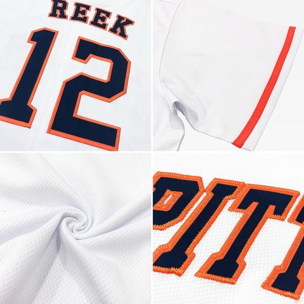 Custom Authentic Throwback Rib-Knit Orange Baseball Jersey Shirts