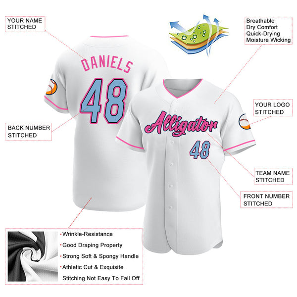 Miami Marlins Barbie Black Custom Number And Name Baseball Jersey