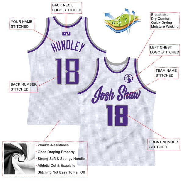 Wholesale basketball jersey color purple For Comfortable Sportswear 