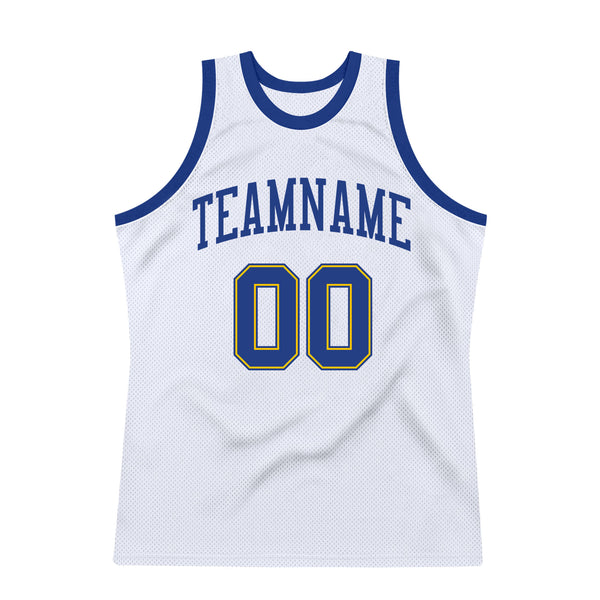 Sale Build Light Blue Basketball Authentic Royal Throwback Jersey White –  CustomJerseysPro