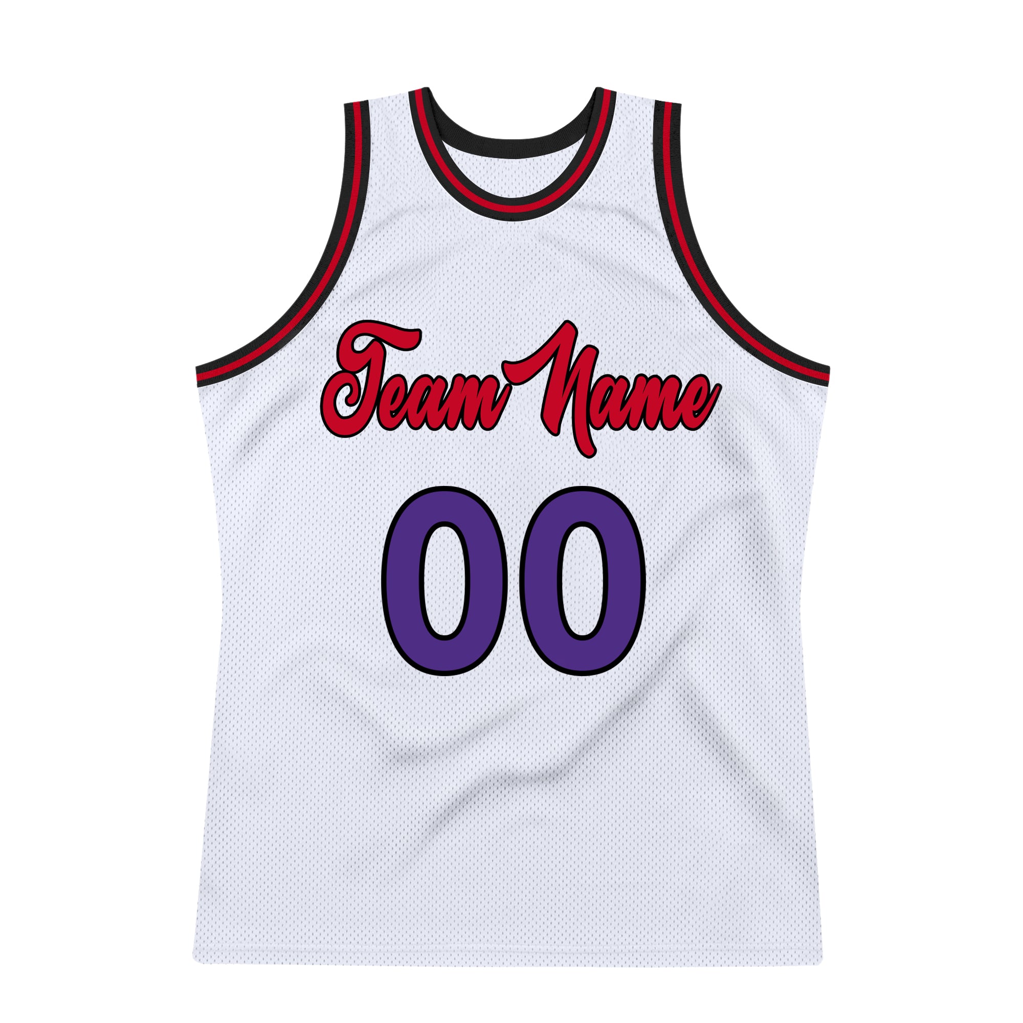 Sale Build Red Basketball Authentic White Throwback Jersey Purple –  CustomJerseysPro