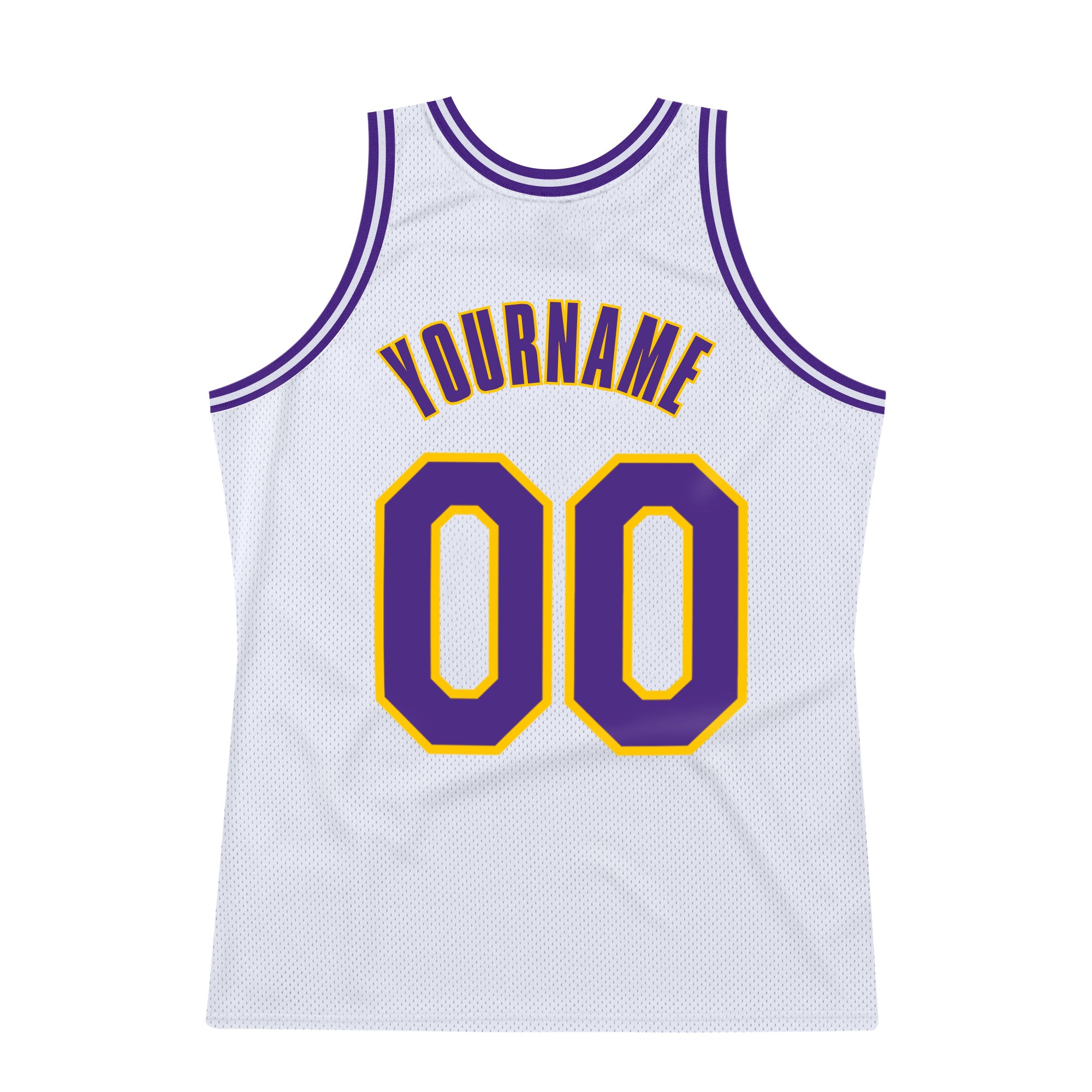 Cheap Custom White Purple-Gold Authentic Split Fashion Basketball Jersey  Free Shipping – CustomJerseysPro