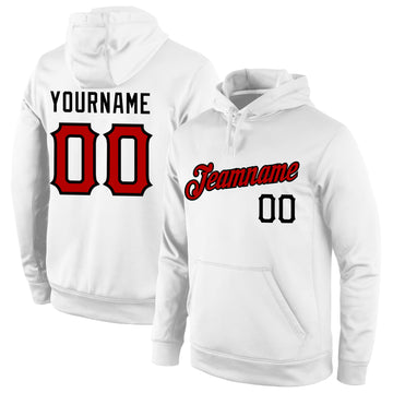 Cheap Custom Stitched Red Red-White Sports Pullover Sweatshirt Hoodie Free  Shipping – CustomJerseysPro