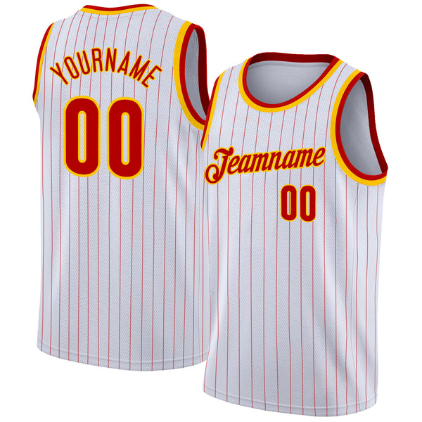 Cheap Custom Red Black-Gold Authentic Fade Fashion Basketball Jersey Free  Shipping – CustomJerseysPro