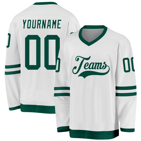 NHL Green White Tan Minnesota Wild Team Jersey Mens XL Long Sleeve Logo  Hockey