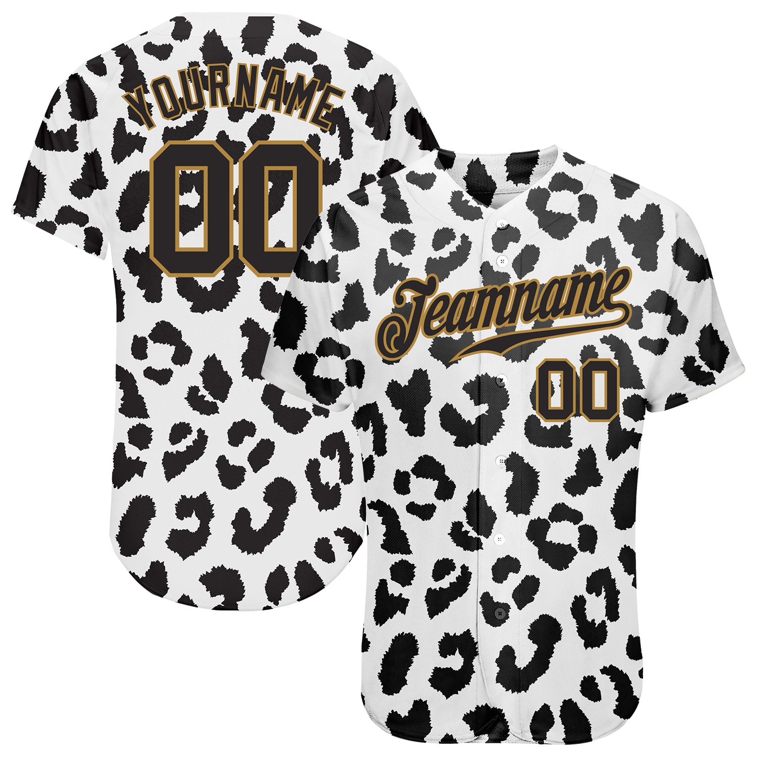 Cheap Custom Gold Gold-Black 3D Pattern Design Authentic Baseball Jersey  Free Shipping – CustomJerseysPro