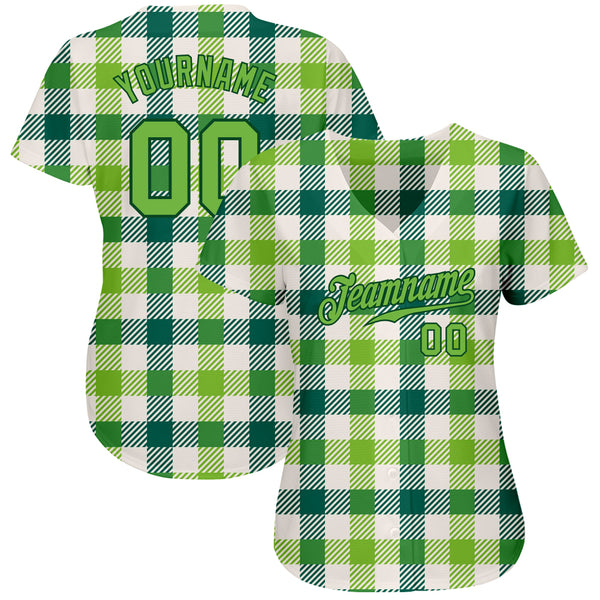 Cheap Custom Black Neon Green-White 3D Pattern Design Authentic Baseball  Jersey Free Shipping – CustomJerseysPro